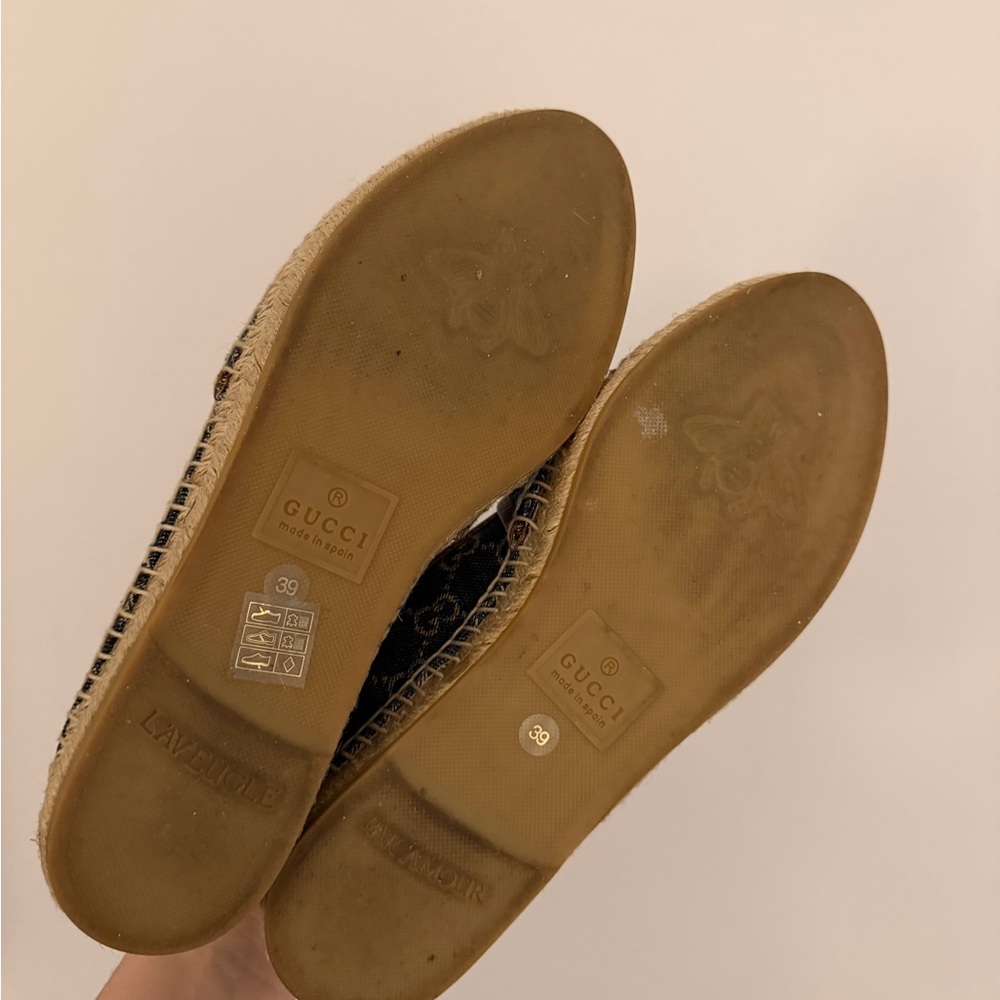 Gucci Navy Monogram Espadrilles - image 3
